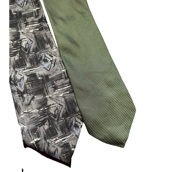 Vintage Brownstone Silk Neckties Set of Two - Picture 1 of 5